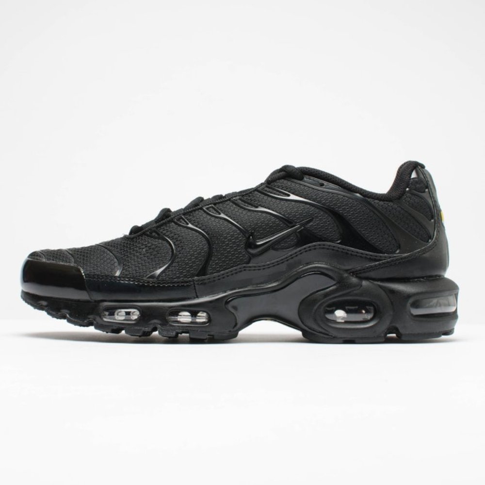 NIKE AIR MAX PLUS "TRIPLE BLACK" Running - Picture 11 of 11